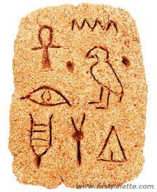egyptian scribe writing
